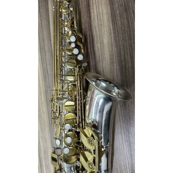 Sax Alto Jupiter JAS-567 Prateado com Chaves Laqueadas